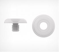 Крепление рекламной продукции, Винты заклепки соединители, Квик-замок с отверстием HOLE SNAP-3